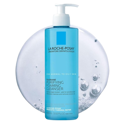 La Roche-Posay Toleriane Purifying Foaming Cleanser, Oil-Free Face Wash with Niacinamide