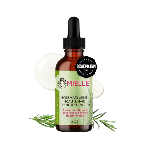 Mielle Organics Rosemary & Mint Hair Oil with Biotin, Treatment for Split Ends & Dry Scalp